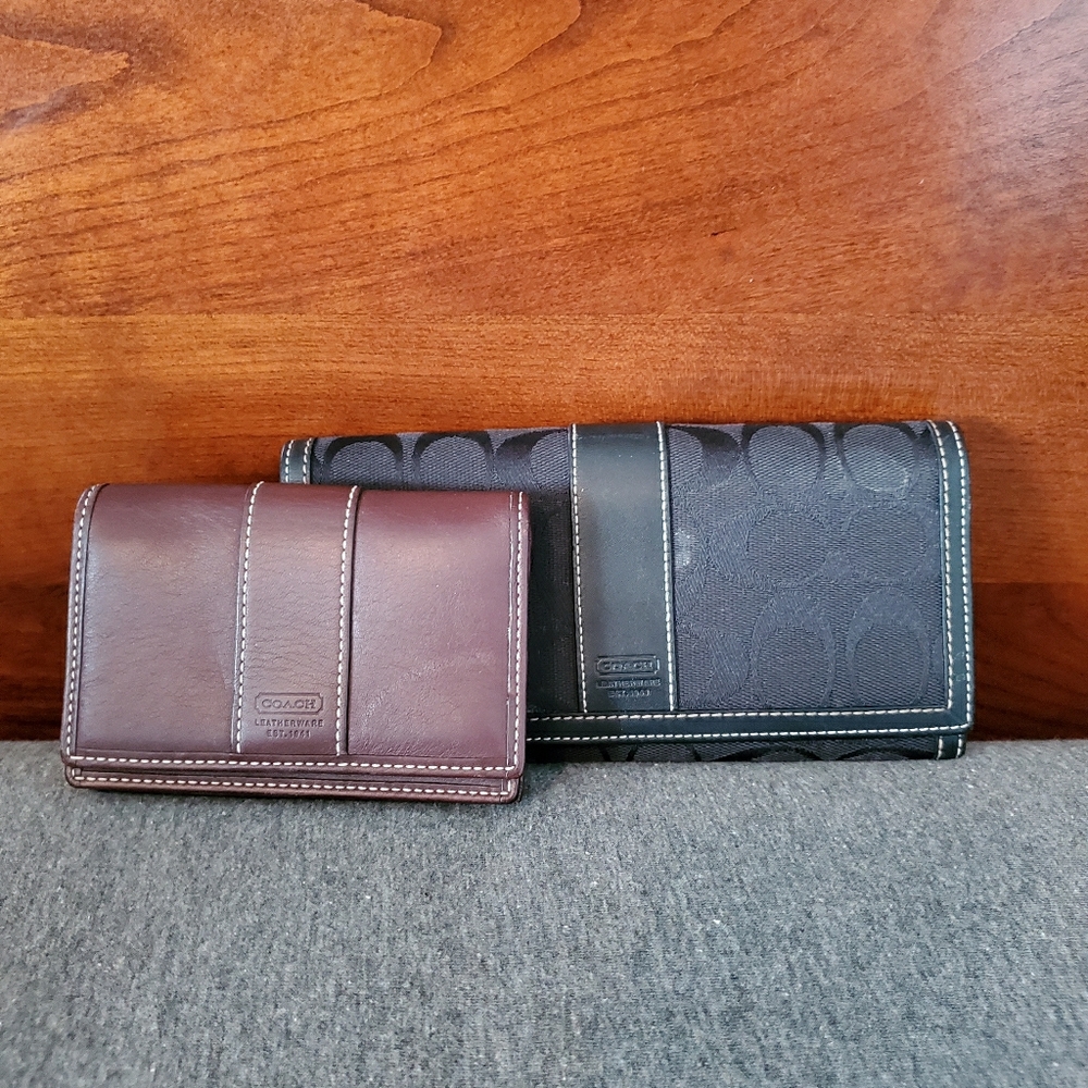2 Coach Wallets